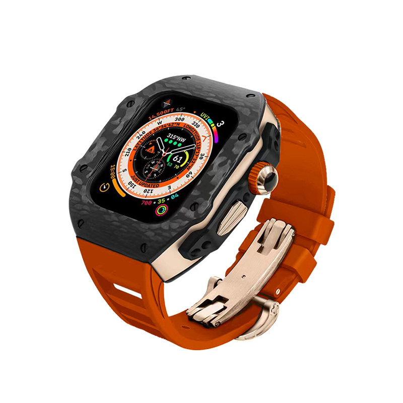 Роскошные ремешки для часов Ричард 49 мм Ультратонкий корпус для Apple watch ultra