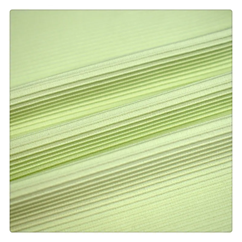 Nylon Spandex 260gsm Hot Selling Stripe Spandex Fabric Soft Polyester For Active wear Garment Yoga
