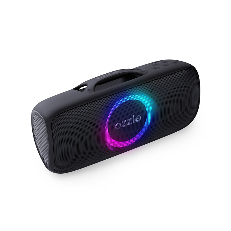 Хит продаж, OZZIE 40 Вт, караоке, Громкий бас-звук, dj, беспроводной бумбокс, стерео, bluetooth-динамик для вечеринки, портативный