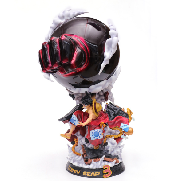 Высококачественное Аниме One Piece GK кимоно издание Luffy ПВХ обезьяна D Luffy экшн-Фигурки Коллекционная модель картонная кукла ручные игрушки