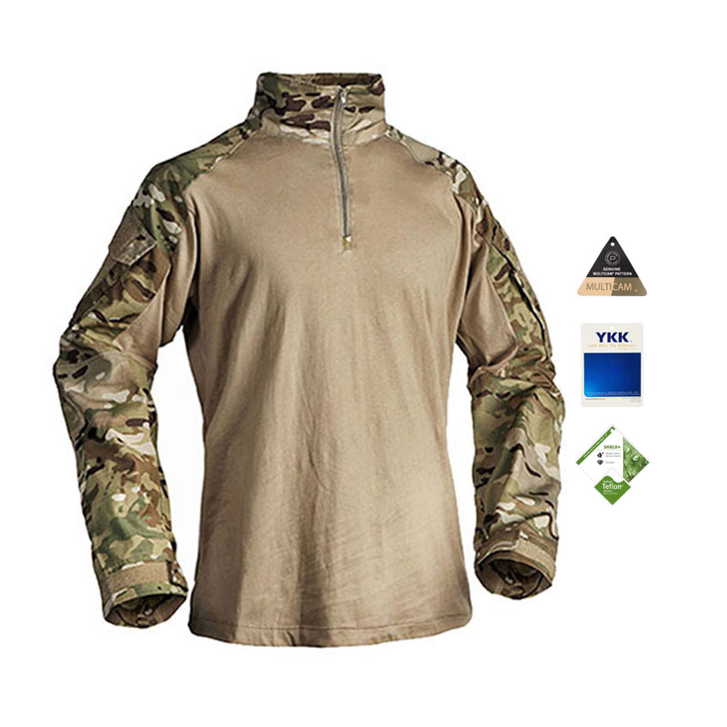 Emersongear G3 Camouflage Tactical Clothing Shirt Pants Frog Suit Combat Uniform Tactical Uniform With Knee Pads