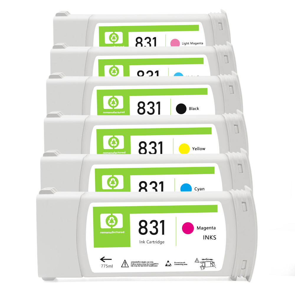 Supercolor купить дешево для HP латекс 310 330 360 принтер 831 Восстановленный картридж с чипом и чернилами