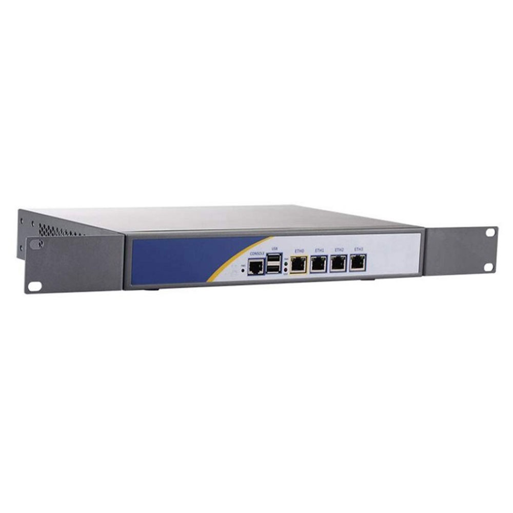 Сетевой сервер с поддержкой D525 4 * Intel PCI-E 1000M 82583v Lan Поддержка Panabit Wayos ROS Mikrotik pfSense 4 Гб RAM 128 Гб SSD