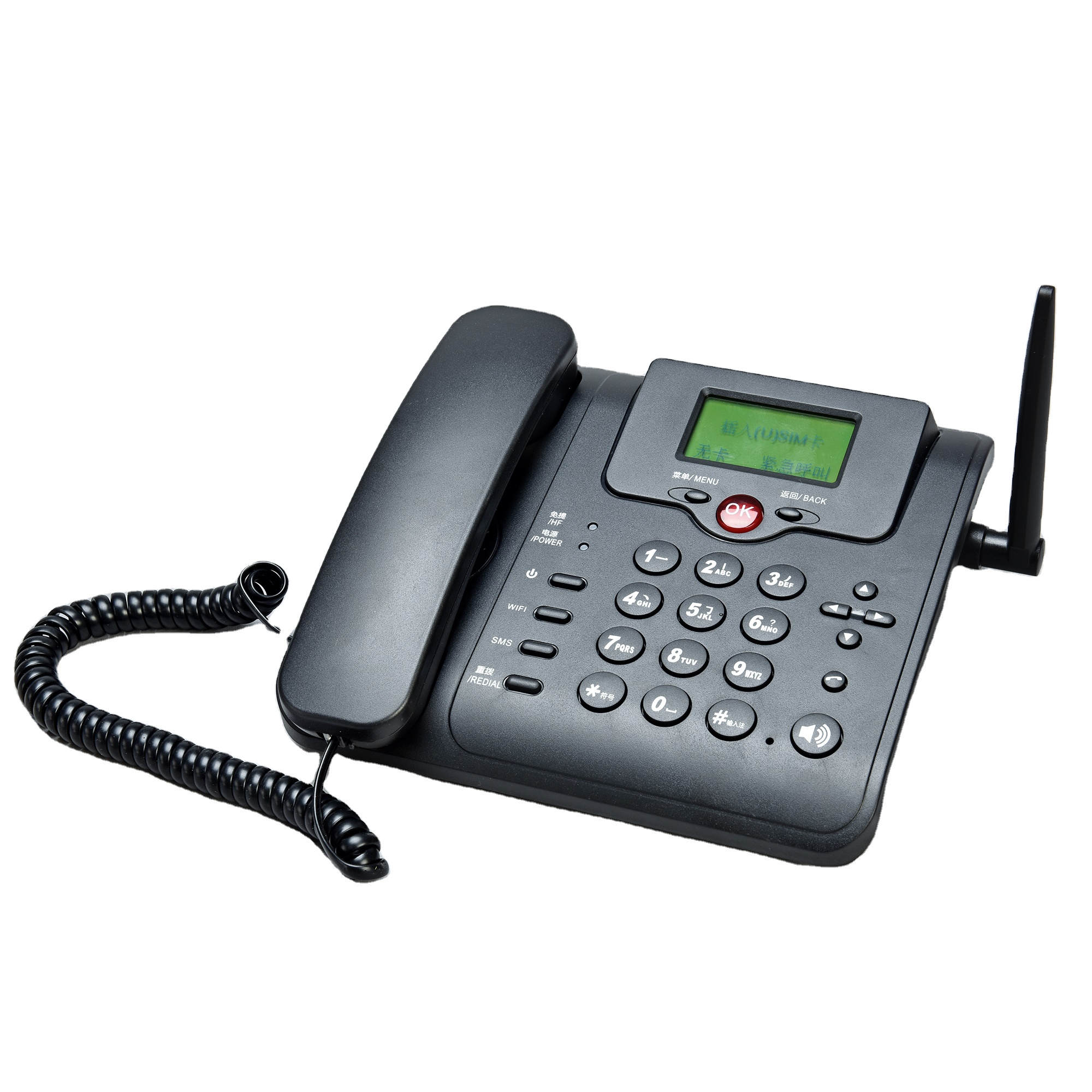 Wireless Desktop Phone with WiFi hotspot 4G LTE Cordless telephone with RJ45 MIFI Port office home phone