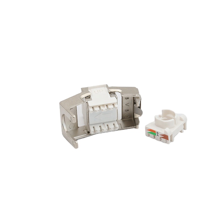 Мини Тип 180 градусов FTP rj45 сеть keystone jack cat6 tooless