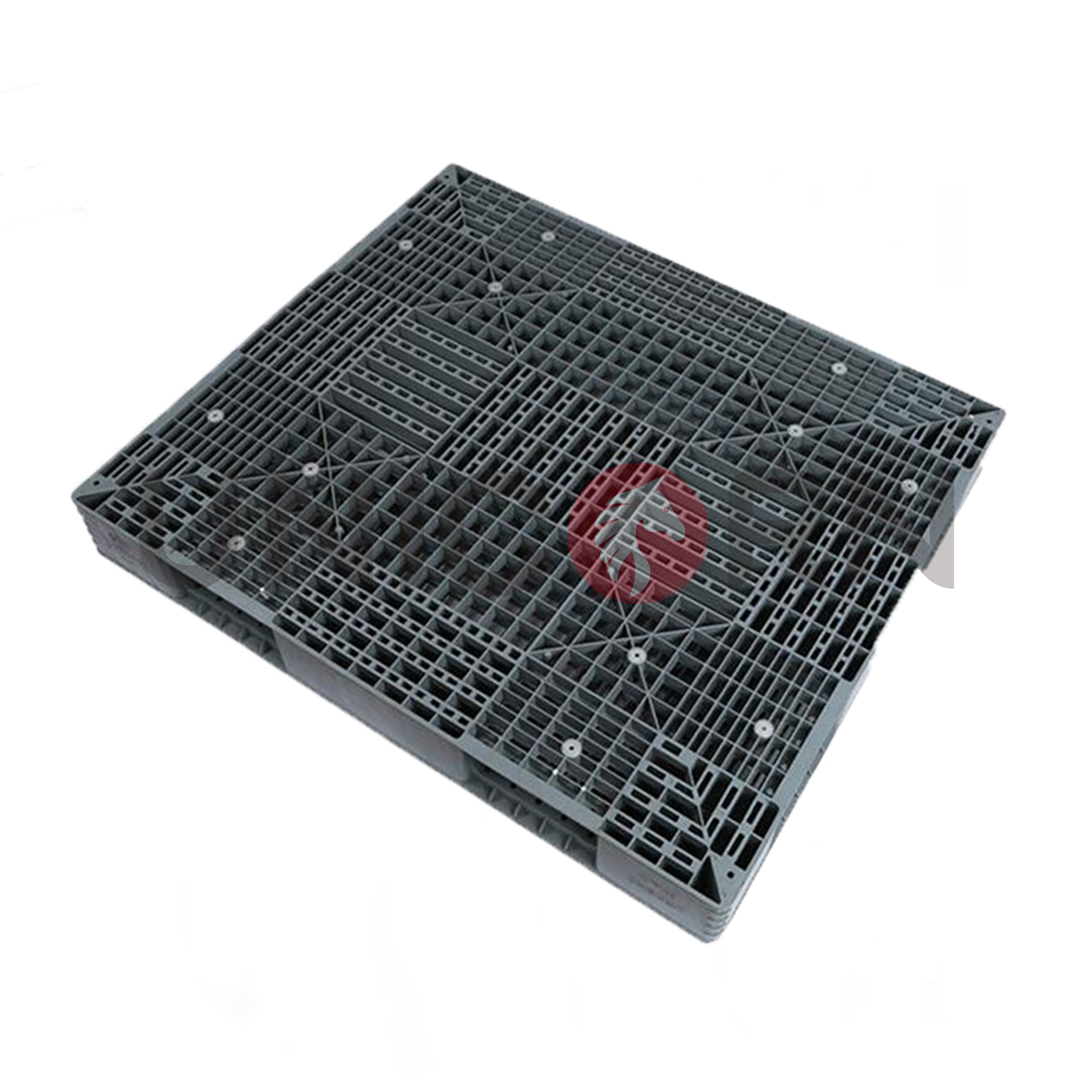 1200*1200*160 mm Three Leg Pallet Rack Hdpe pallet Stacking Plastic Tray For Rack System
