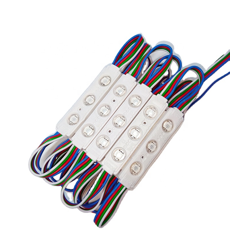 20pcs RGB LED colorful module 3LED 12v advertising sign