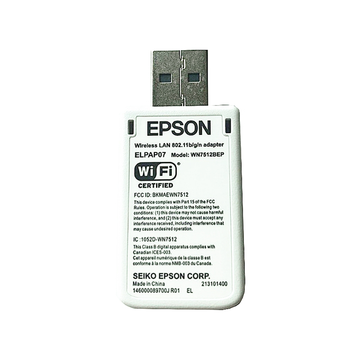 Оптовая продажа Новый оригинальный беспроводной wifi usb lan адаптер ELPAP07 V12H418P12 WN7512BEP для Epson проектор B-585Wi, EB-595Wi, EB-905