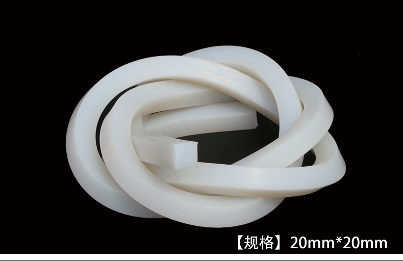 Прочная мягкая квадратная силиконовая полоса VMQ oring strip
