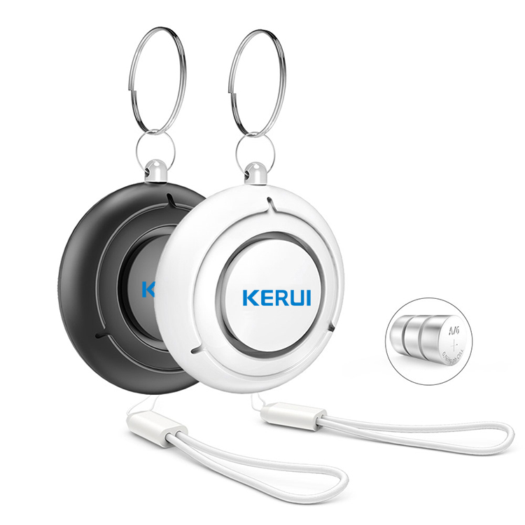 Kerui 120db personal alarm mini keychain personal safety alarm personal siren alarm keychain