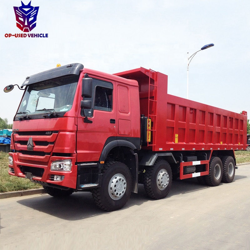 New Sinotruk Howo 8x4 420hp 12 wheeler самосвал