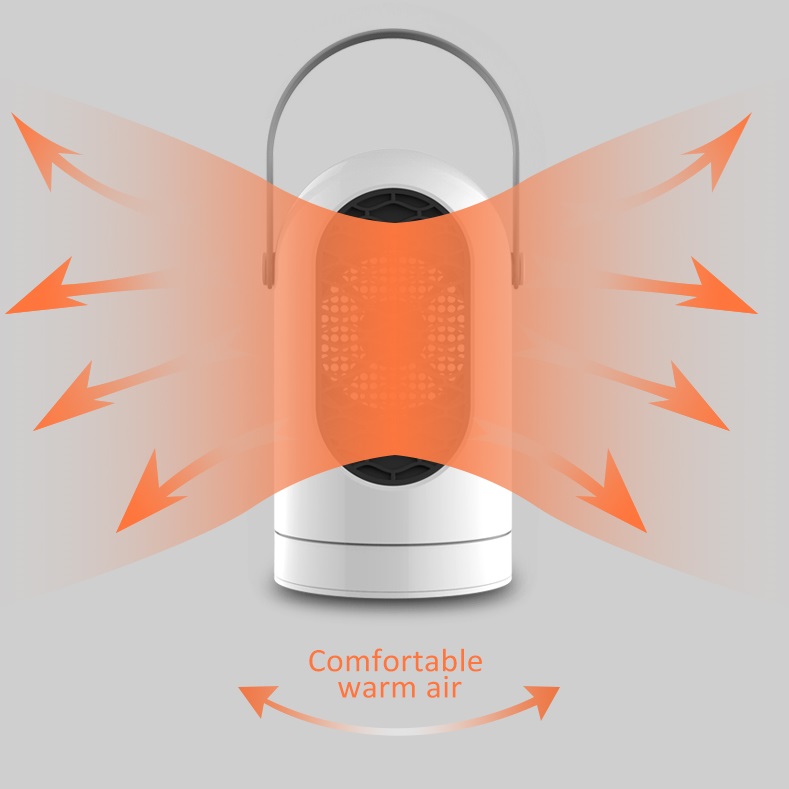 2021 Winter Hot Selling for home use with Ce certification air heater fan Mini size portable rotatable heater fan
