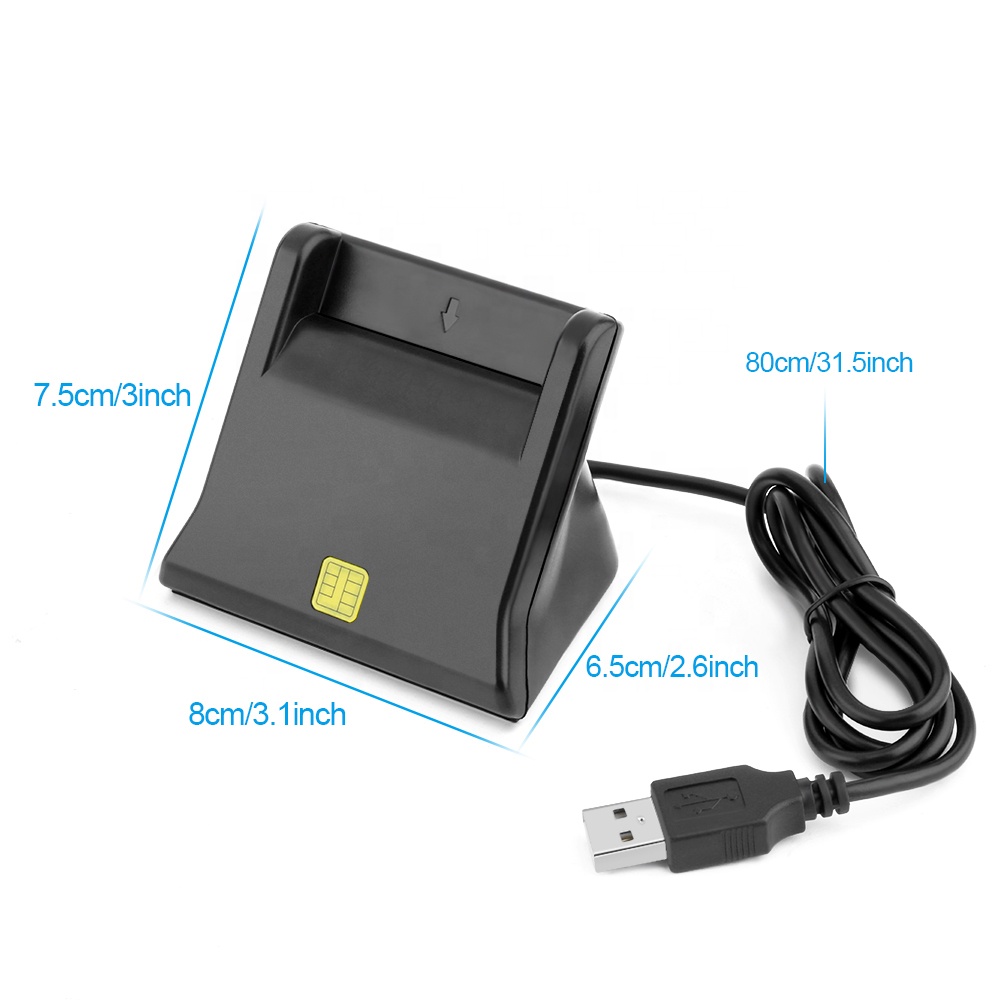 High Quality Chip Bank Access Cac Rts9560 Id Usb Credit Card Reader Writer Smart