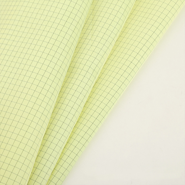 Anti static high density polyester carbon fiber yarn cleanroom 5mm esd grid fabrics