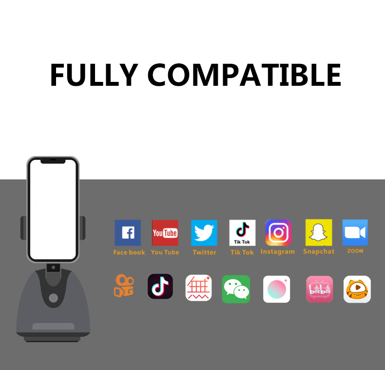 new smart 360-degree face recognition camera stabilizes live streaming