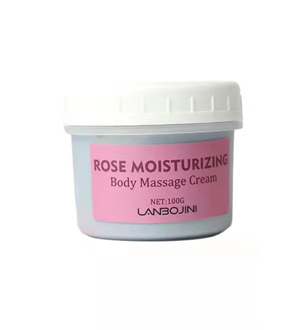 Private label High Quality organic body massage cream relieve fatigue massage cream natural rose massage cream