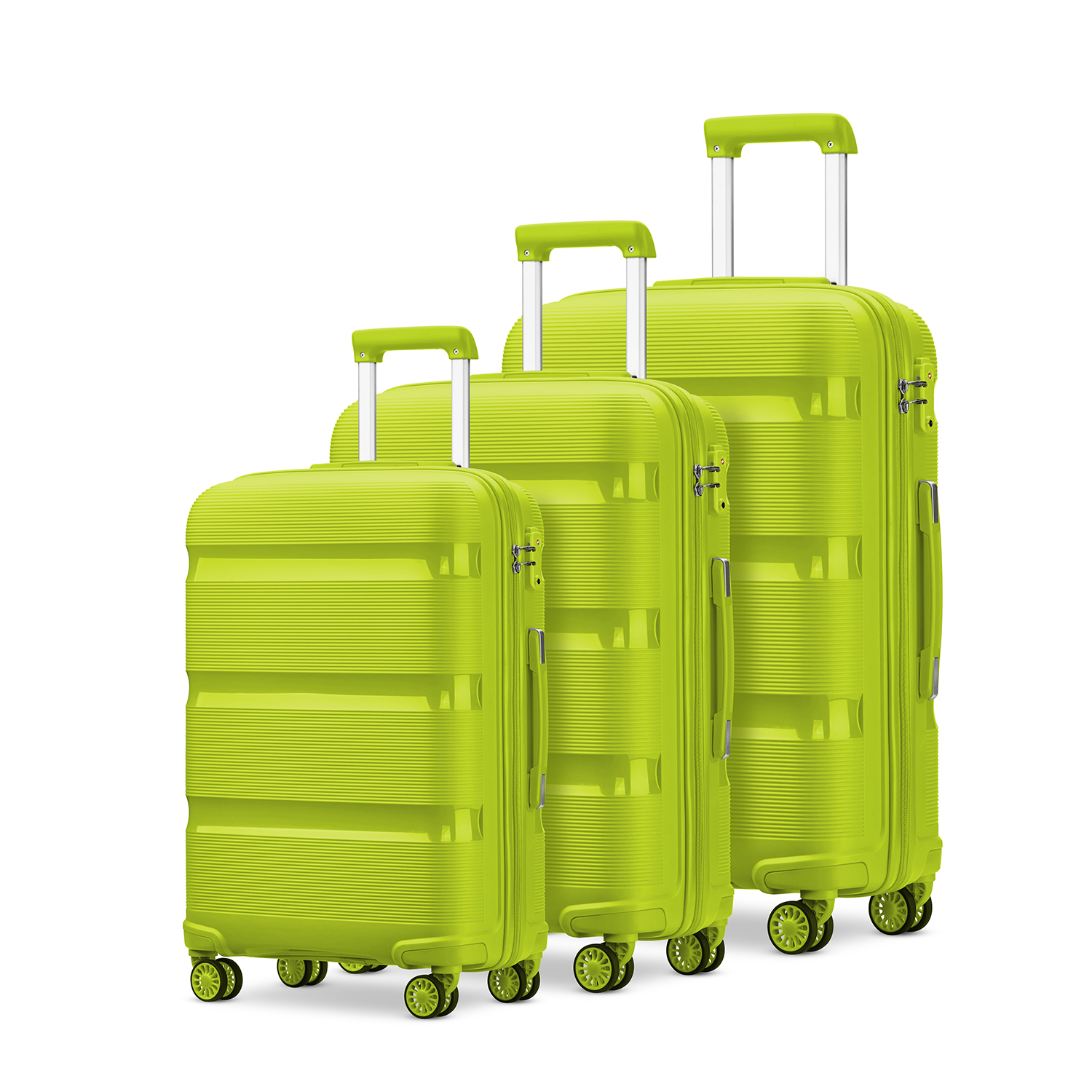 Новый тип оптовая продажа OEM/ODM багаж на колесиках 3 шт самолет жесткий корпус на заказ для путешествий PP багажный набор лучшее качество carri на багаге