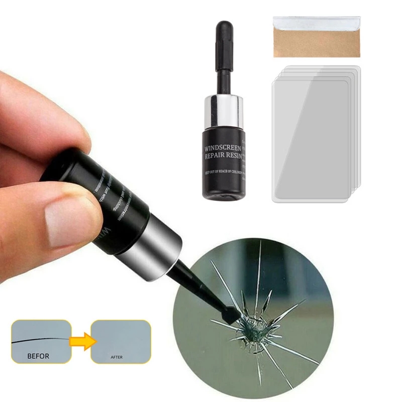 Car Windshield Cracked Repair Tool DIY Car Window Repair Kit Glass Curing Glue Auto Glass Scratch Crack Restore