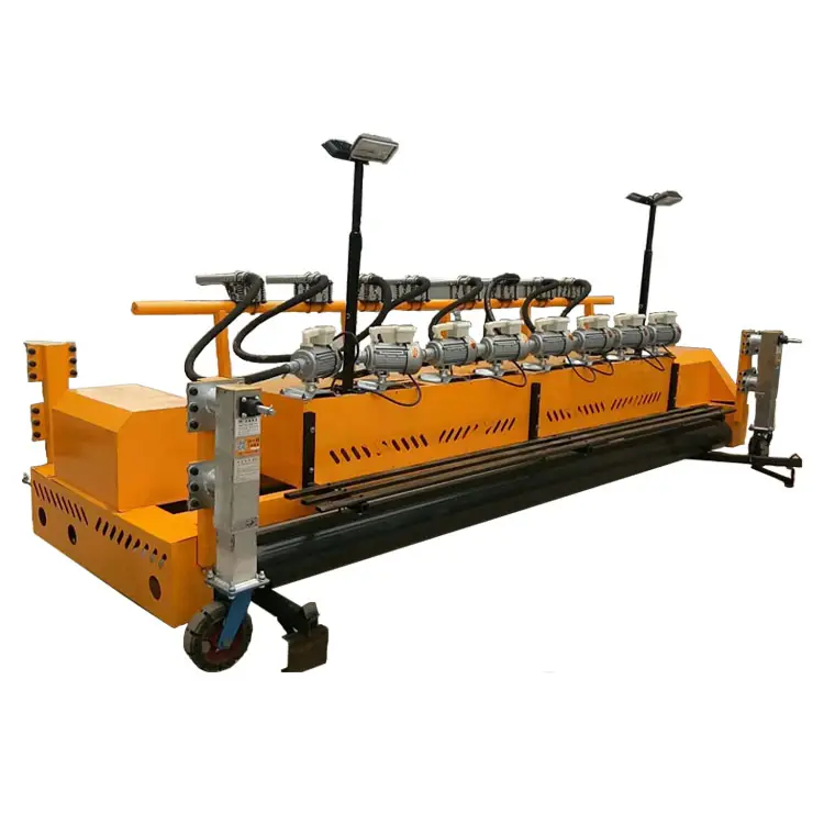 New triple roller tube concrete paver machine with concrete vibrators