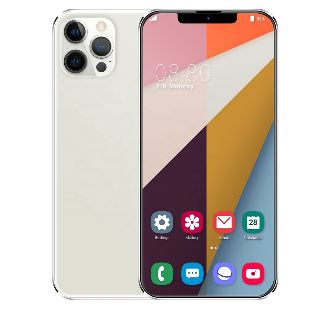 2021 Amazon Face Recognition Mobile Phone Fingerprint/Facial Unlock 10 Cores Android OEM Smartphone 6.7Inch Smart Mobile Phones
