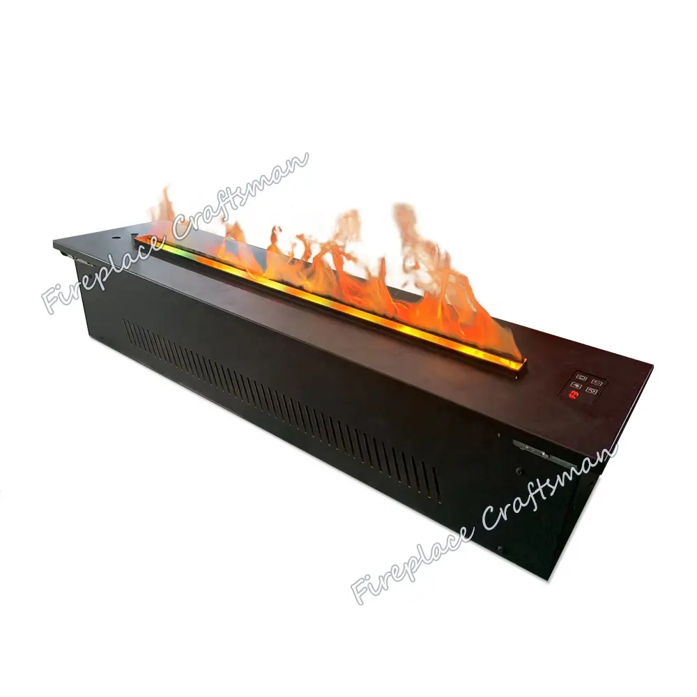 LUXSTAR Traditional Decor Flame Wall Mounted Insert Multicolor Crystal Electric Fireplace With FCC CE