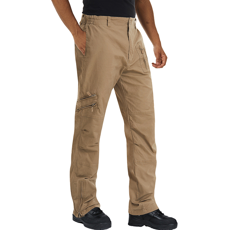 OEM Custom US. Army Cotton Tactical Pants Men Military Combat Trousers Zipper Pockets