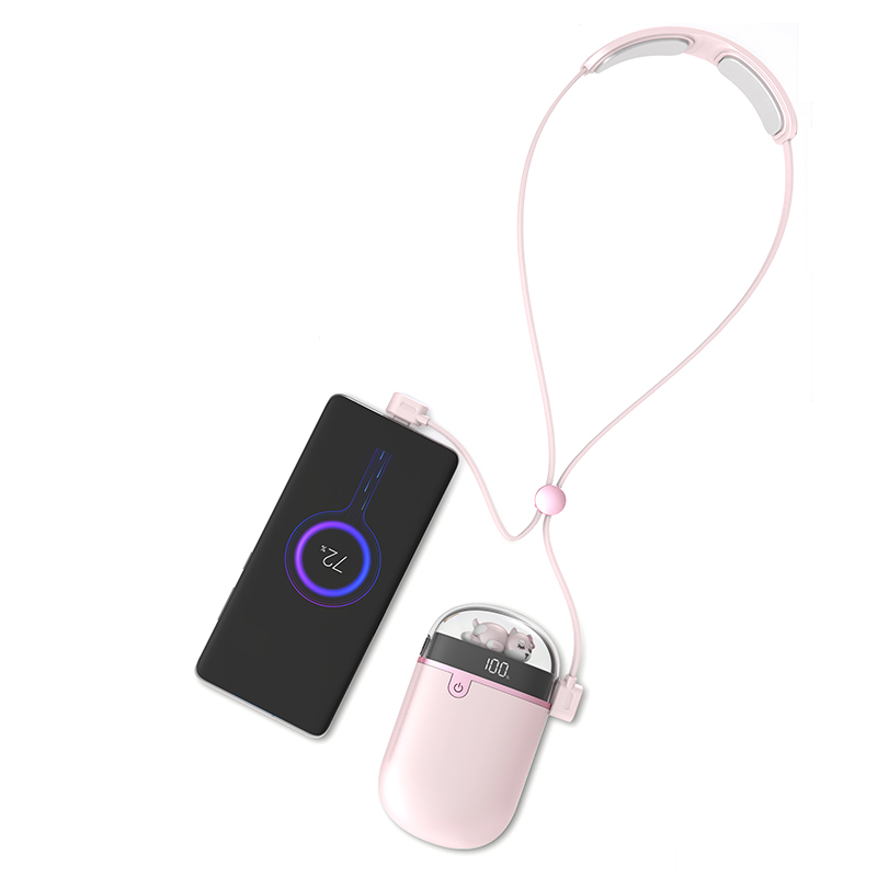 USB Hand Warmer Neck Warmer Phone Charger Type C Rechargeable Neck Hanging Hand Warmer Portable Gift