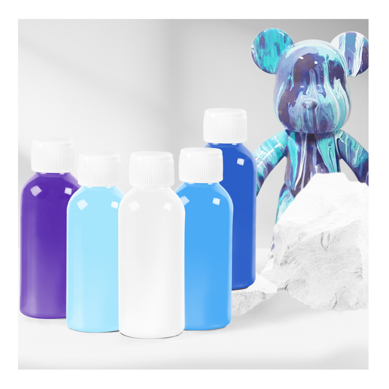 Xinyi Art Supplies 60ML High Flow Acrylic Paint 34 Colors Available Acrylic Pouring Paint for Pouring on Canvas Paper and Wood