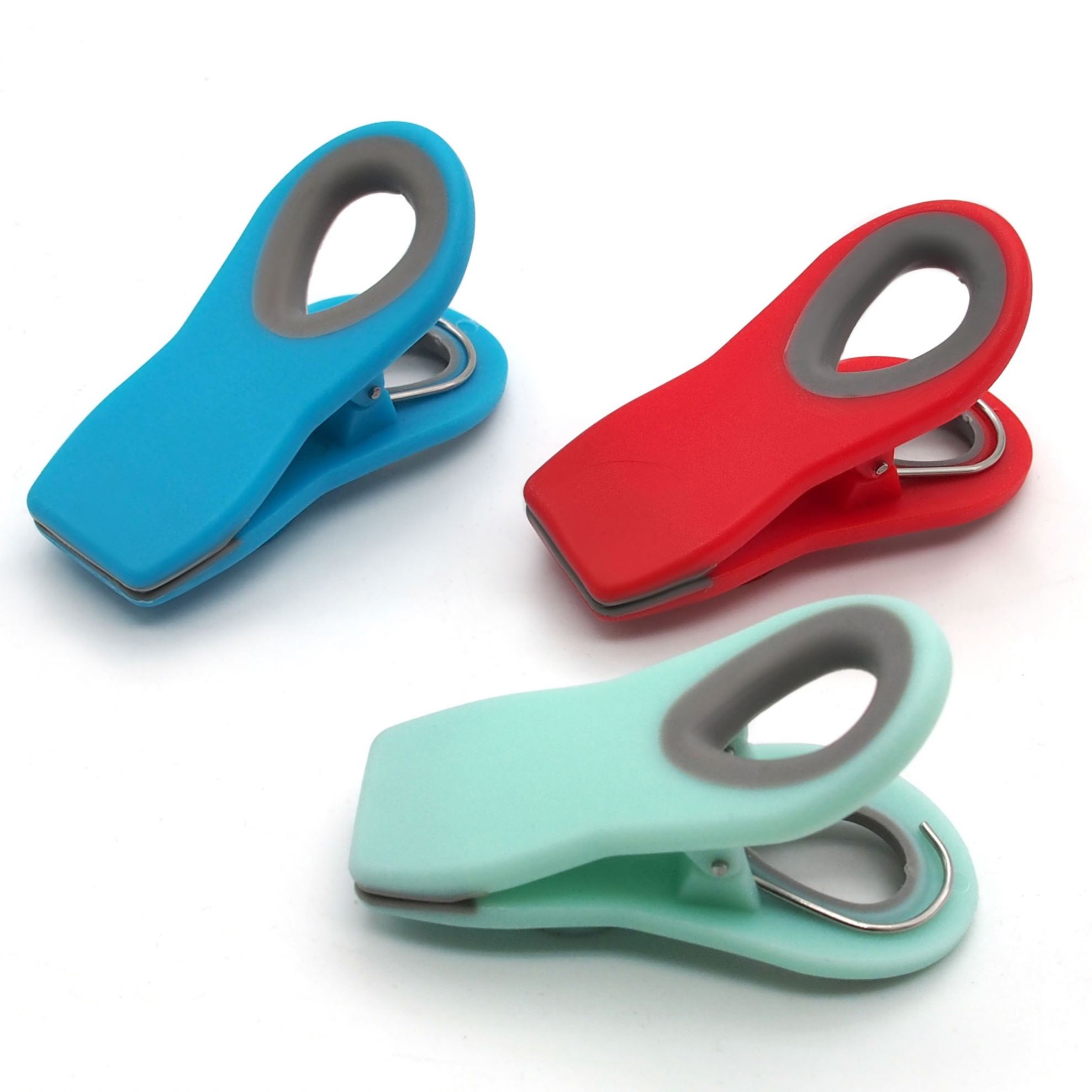 Multi-Purpose Clips For Food Bag Magnetic Plastic Clip Air Tight Seal Bag Clips