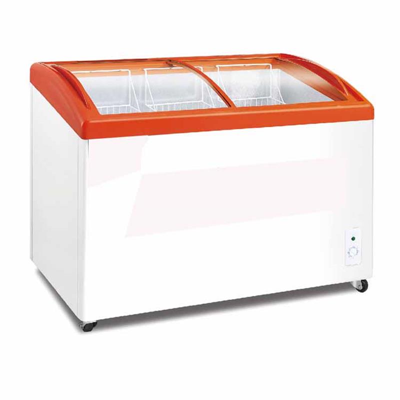 Lovely mini glass door chest freezer