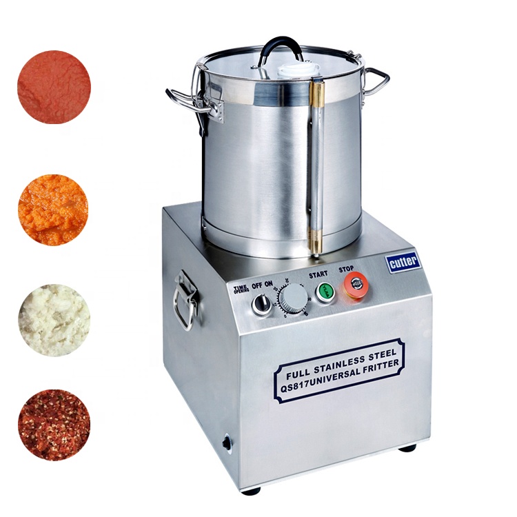 Stainless Steel 3L/4L/6L/10L Small Scale Food Cutter Blender Chopper Machine for Chilli/Garlic/Peanut/Fruit