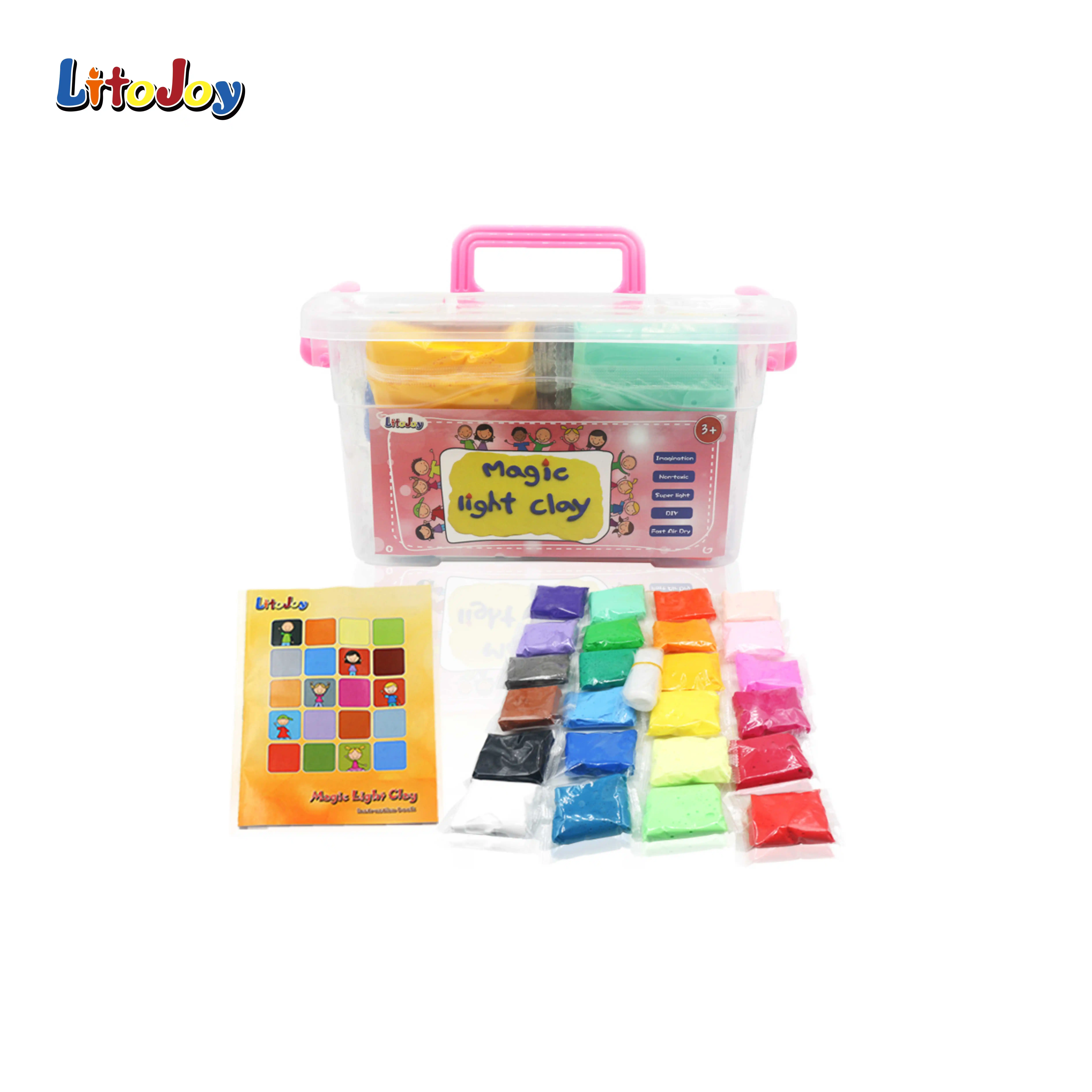 Plasticine LitoJoy Modeling Clay Plasticine 24 Colors 15g Candy Pack