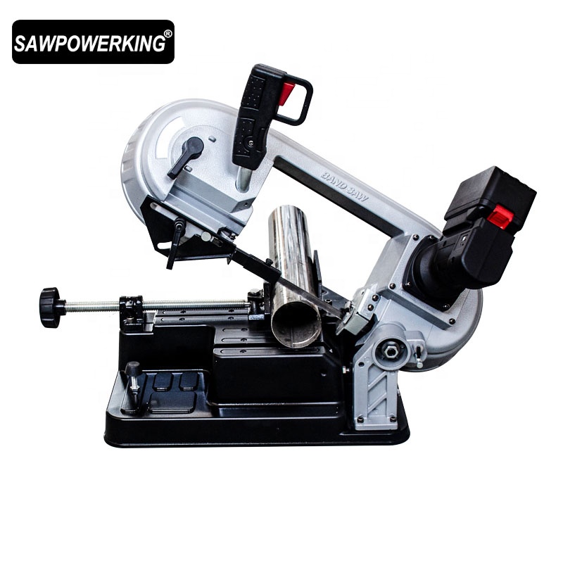 Sawpowerking 5in 18 вольт литиевая аккумуляторная 5 Диапазон переменная скорость Круглопильный Станок РАСПИЛОВОЧНЫЙ станок Портативная ленточная пила для резки