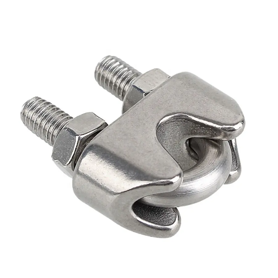 304 Forged Stainless steel DIN741 Wire Rope Clips