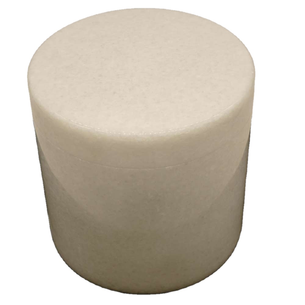 Hanzhong White Straight Human High-end Adult Jade Urn