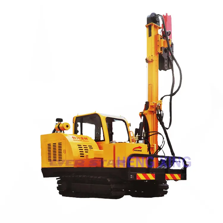 machine engineering construction machinery for and PV power station Fast Speed Fluid Drive Pile Machine With High Q