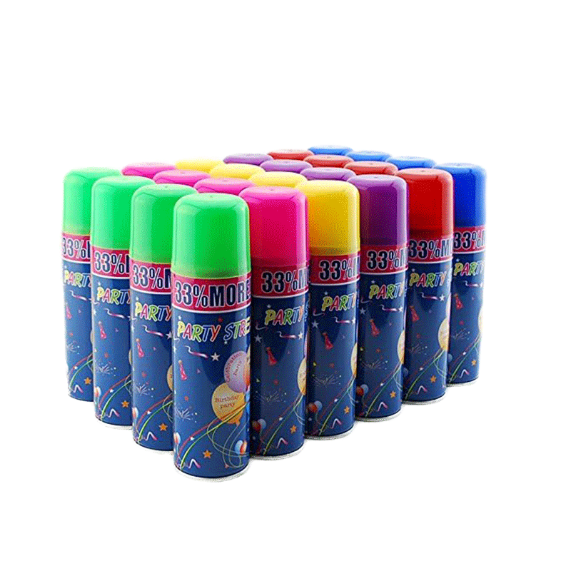 2024 Christmas New Year Graduation Party Popper with String and Ice Spray Effect for Birthday Celebrations
