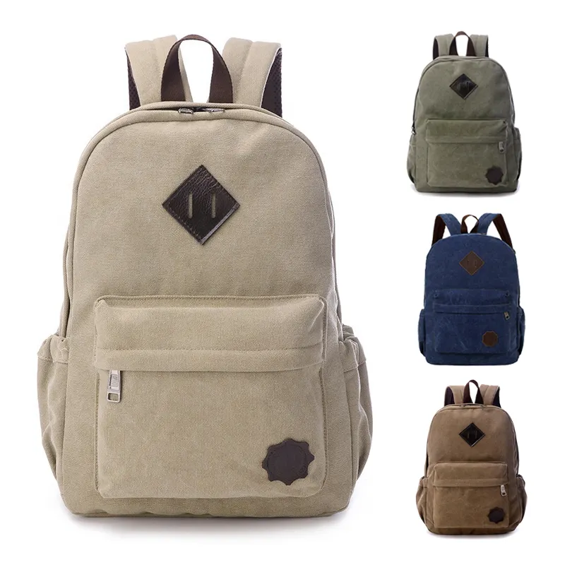 Latest Canvas Student school backpack kids book bags Custom Logo fashion girl Backpacks bags
