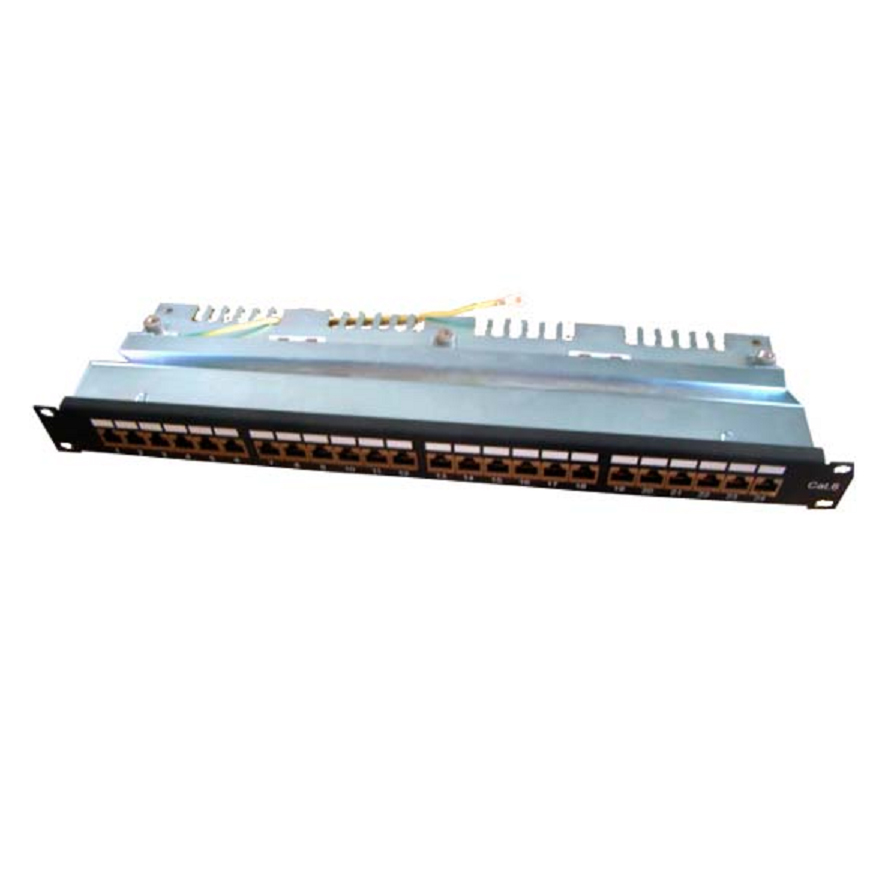 Cat6 UTP 24PORT Patch Panel(Krone End)