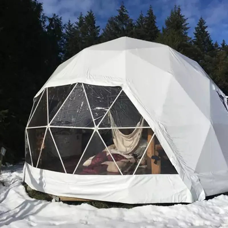 Homestay spherical luxury hotel tent outdoor leisure tourism camping shell tent red net scenery camping