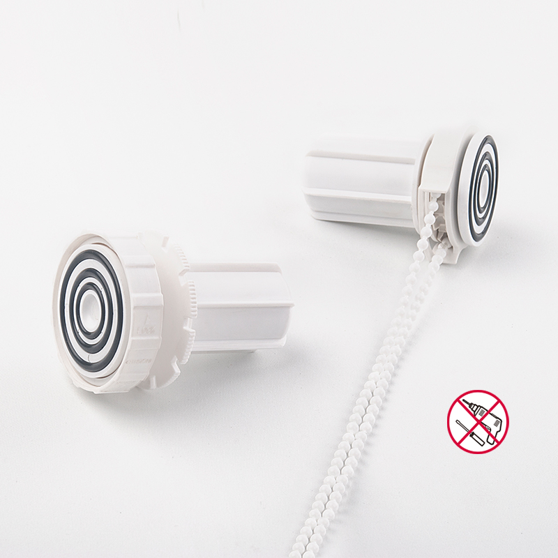 Hot sale new patten 38mm screw free easy fixed head roll curtain mechanism without perforation