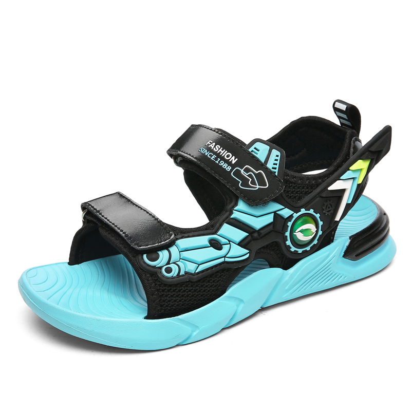 2021 New Double Buckle Baby Kids Sandals for Children's Non-slip Outdoor Beach Walking Sandal Kids Casual Shoes for Boys Girls