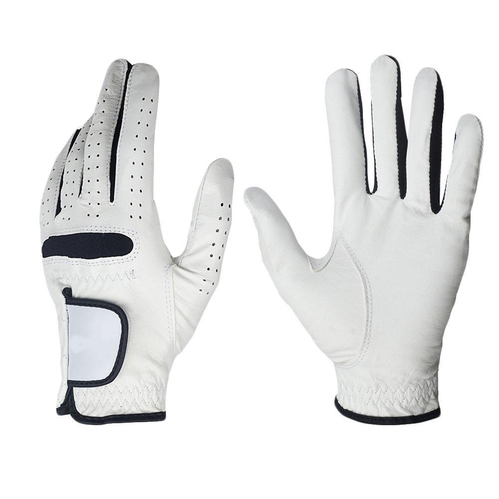 All Weather Grip Comfortable Golf Mitten Unisex Leather Breathable Adjustable Outdoor Left Hand Right Hand Golf Mitten