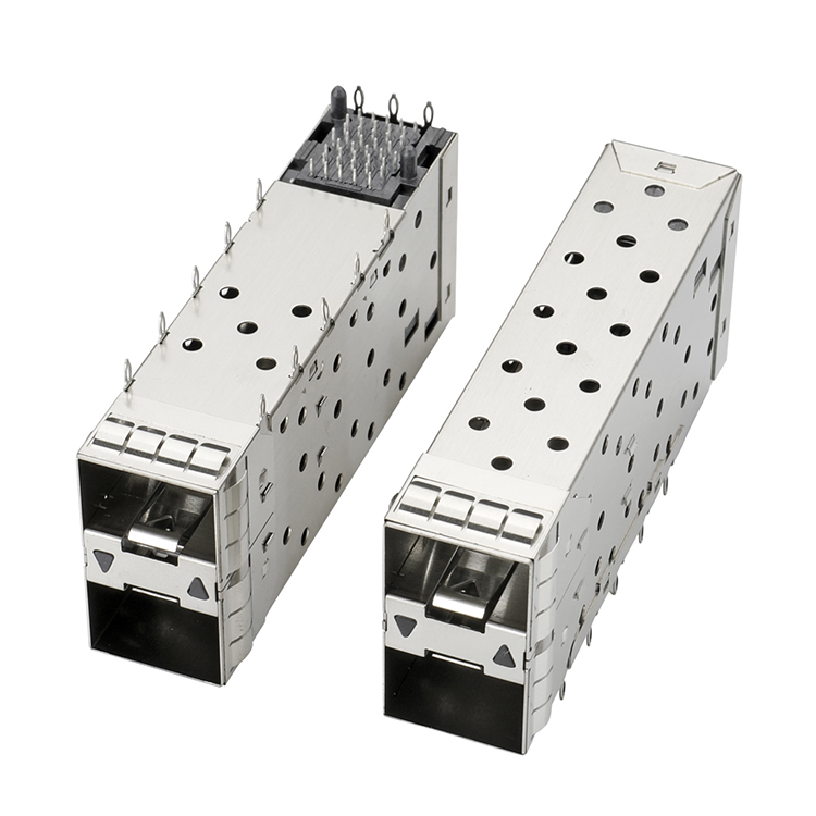 SFP + клетка 2X1 порт со светлой трубой