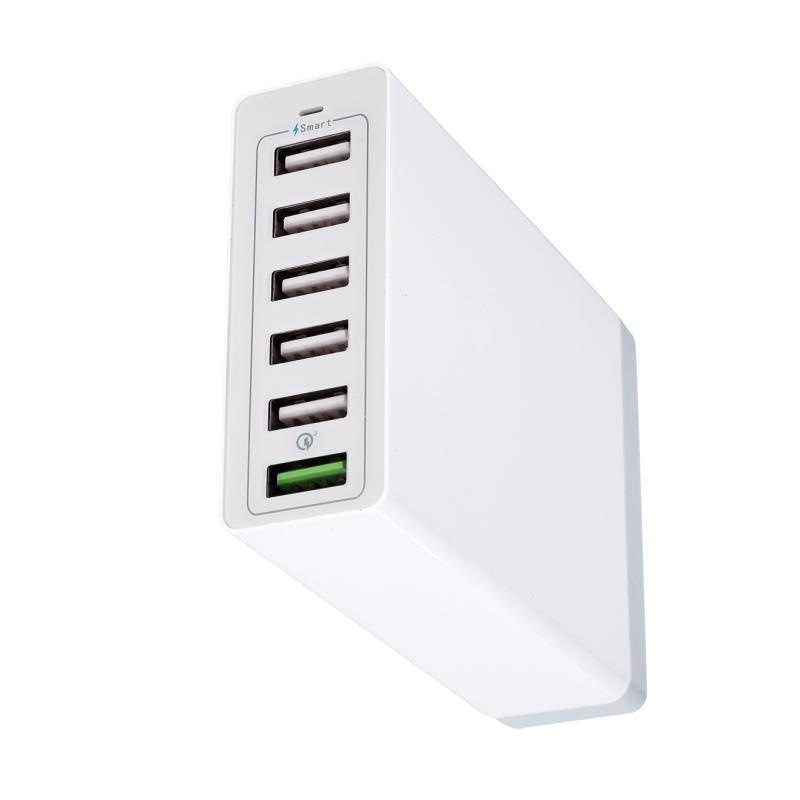 USB настенное зарядное устройство 60 Вт 6 портов USB зарядная станция порт питания 6 Мульти USB зарядное устройство замены lcd мобильного телефона для iPhone iPad galaxy LG HTC