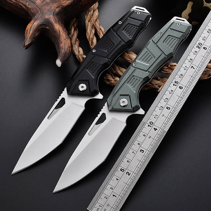 NK-OK02 3Cr13 Military Camping Tactical Rescue Outdoor Assisted Open Folding Survival Hunting EDC Pocket Knife for Sale