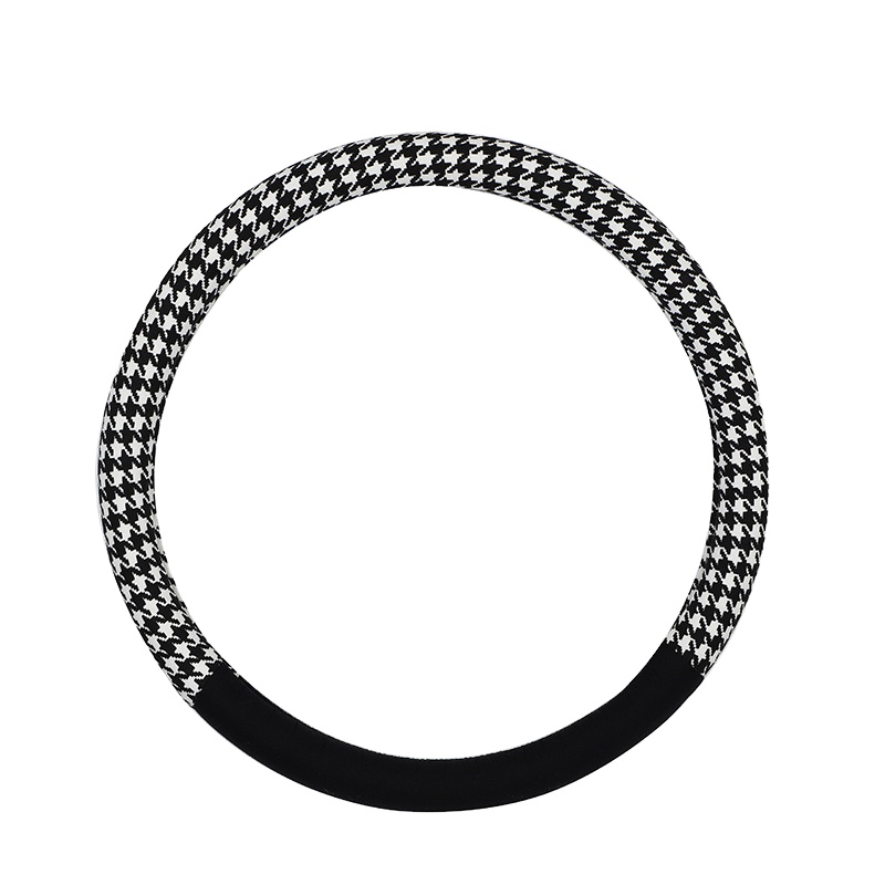 Car steering wheel cover thousand bird elastic cotton steering wheel cover four seasons universal anti-skid creative car handle