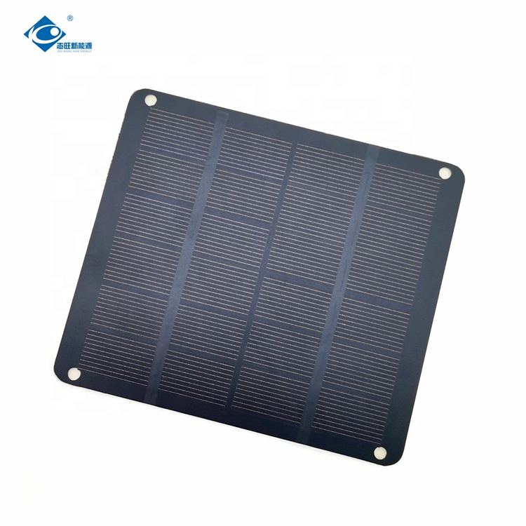 High Efficiency solar panel with 15 years guarantee 6V PET Semi Flexible Waterproof Solar Panel ZW-123108