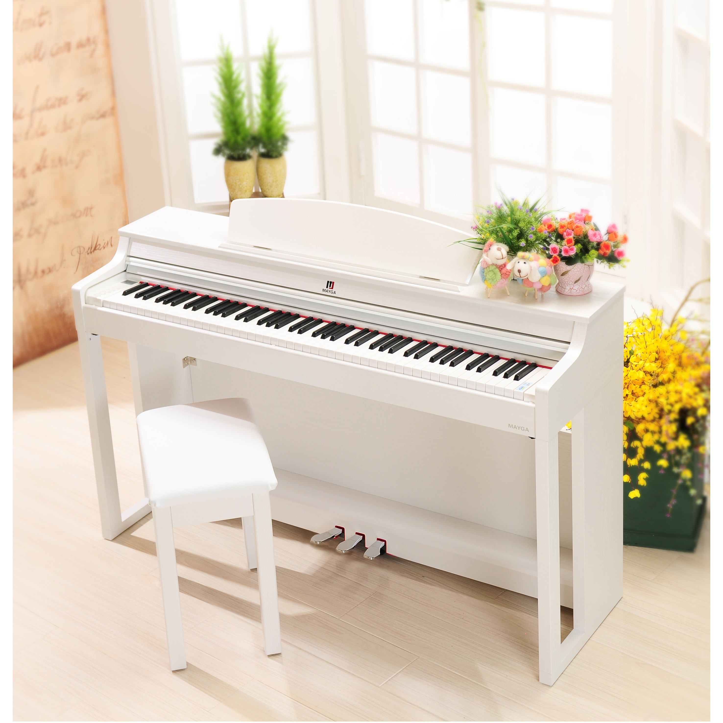 Китайская электронная клавиатура pianoforte, 88 клавиш