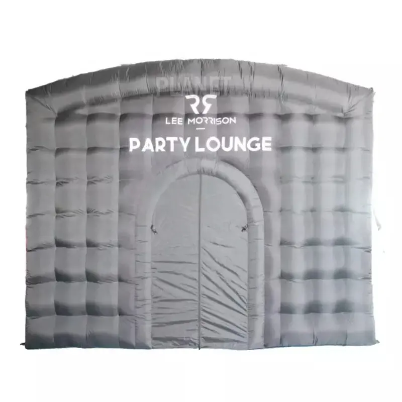 Custom Outdoor Portable Backyard Led Lighting Mobile Party House Night Club Tent Inflatable Nightclub With Lights